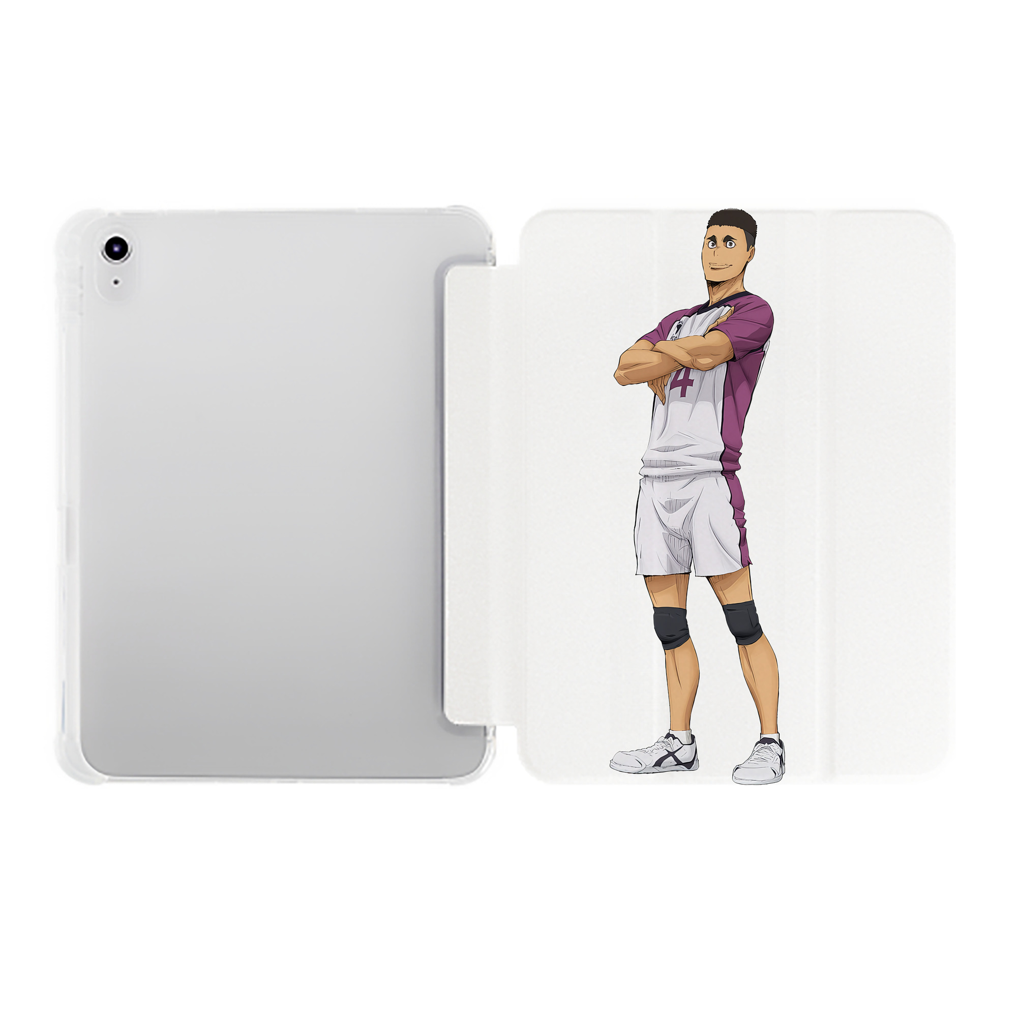 （画像用） ハイキュー!! Haikyu!! IPad ケース ペン収納付き 三つ折りスタンド PUレザー×シリコン 対応機種9.5/10.5/10.9インチ